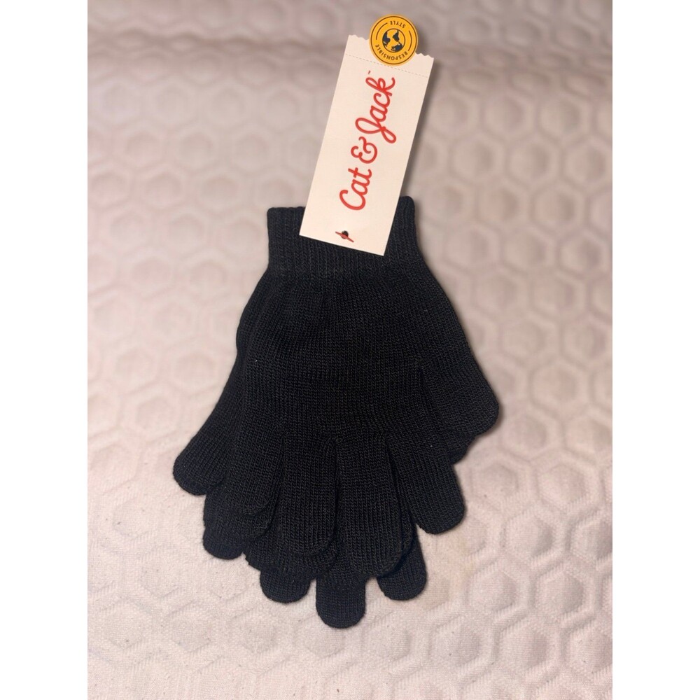 Cat and Jack 3 Pack One Size Fits Most Kid's Gloves ~ NEW